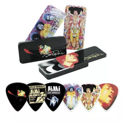 Dunlop - Jimi Hendrix Collector Pick Tin (Colour)