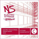 D'Addario Orchestral - NS315 - Corde de Do grave pour violon électrique, diapason 4/4, tension moyenne