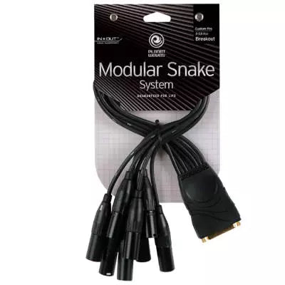 D'Addario - Câbles de dérivation pour système multipaire modulaire - 8 connecteurs XLR mâles