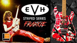 EVH - EVH Striped Series Frankie, Maple Fingerboard - Red/White/Black Relic 5107900503