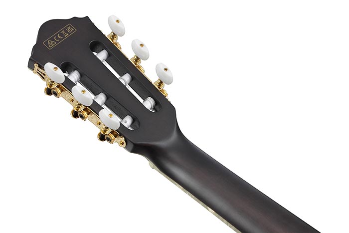 Ibanez - Tim Henson Signature Nylon Guitar - Transparent Black Flat