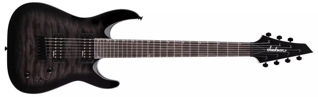 Jackson Guitars - JS Series Dinky Arch Top JS22Q-7 DKA HT, touche amarante - Transparent Black Burst 2918804585