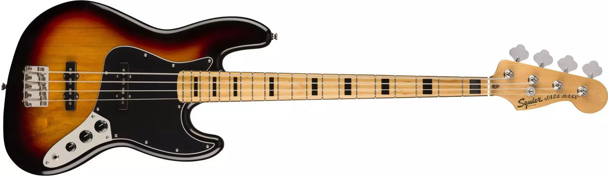 Squier - Classic Vibe 70s Jazz Bass, Maple Fingerboard - 3-Tone Sunburst - 0374540500