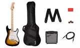 Squier - Pack Sonic Stratocaster avec Frontman 10G et housse de transport - Sunburst 2 couleurs 0371720003