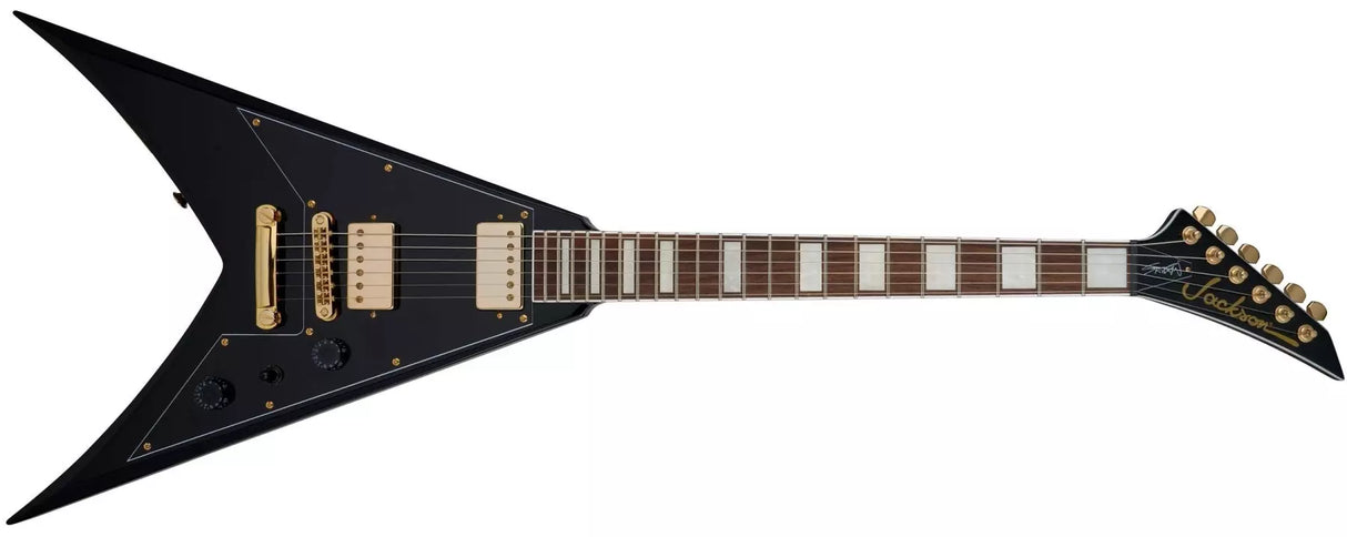 Jackson Guitars - X Series Signature Scott Ian King V KVXT, touche en laurier - Noir Brillant 2916413503