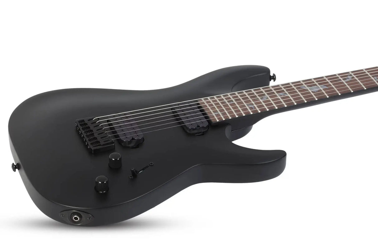 Schecter - Damien 7   7-String Electric Guitar - Satin Black