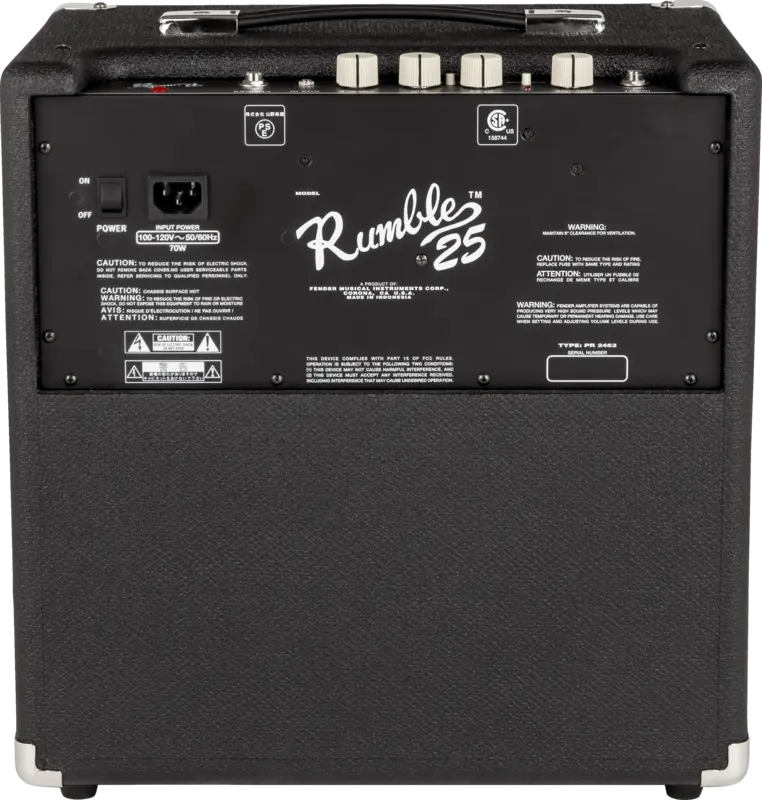 Ampli basse Fender Rumble 25 - 25 Watts d'occasion