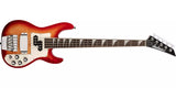 Basse de concert Jackson X Series CBXNT DX V, touche en laurier - Fireburst