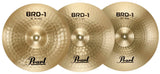 Pearl BRD-1 Brass Cymbal Set (14HH,16CR,20RD)