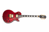 Epiphone - Alex Lifeson Les Paul Axcess Quilt - Rouge Rubis avec Étui Rigide