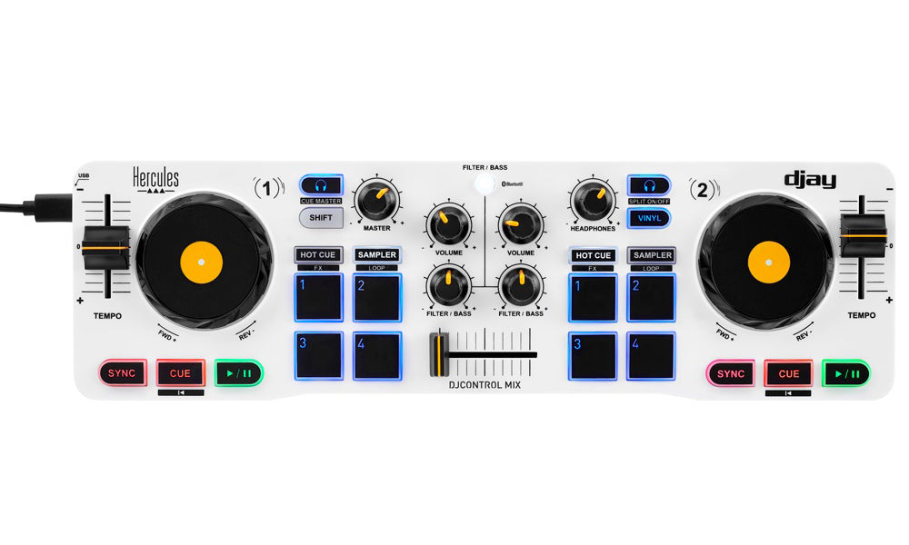Hercules - DJControl Mix 2-Channel Controller for iOS and Android Smartphones