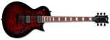 ESP Guitars - Guitare électrique LTD EC-256QM en érable matelassé - See Thru Black Cherry Sunburst