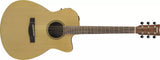 Yamaha - FSX400C Cutaway Concert Acoustic/Electric Guitar - Natural Satin