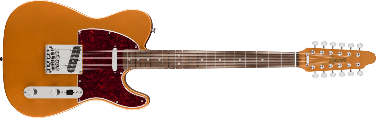 Paranormal Troy Van Leeuwen Telecaster XII, Laurel Fingerboard - Copper