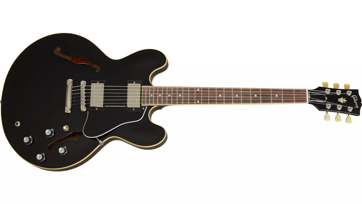 Gibson - ES-335 DOT Semi-Hollow Body Électrique - Ébène Vintage