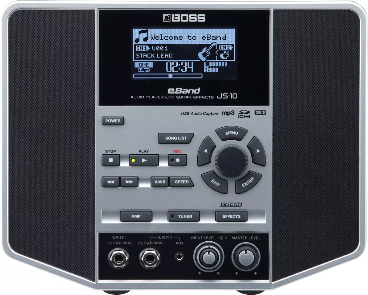 Lecteur audio Boss eBand JS-10 Jamstation d'occasion avec effets de guitare (état comme neuf)