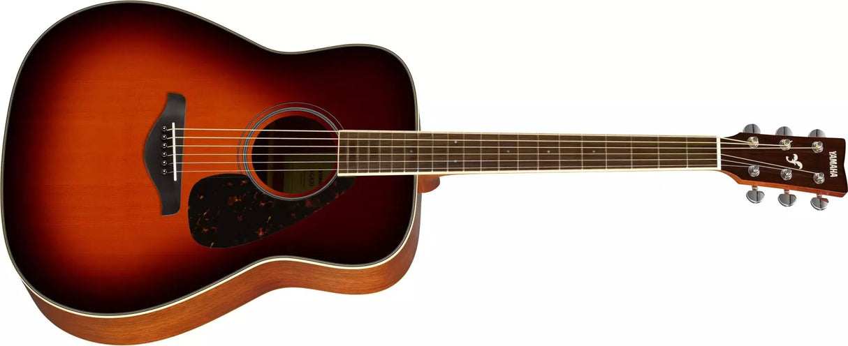Guitare acoustique Yamaha FG820 BS avec table en épicéa - Brown Sunburst