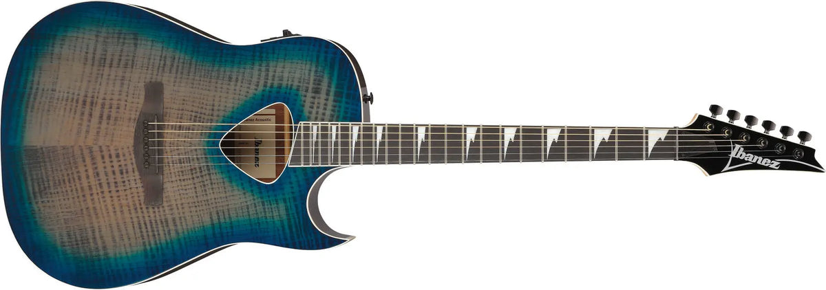ALT50FA Altstar Acoustic/Electric Guitar - Blue Doom Burst