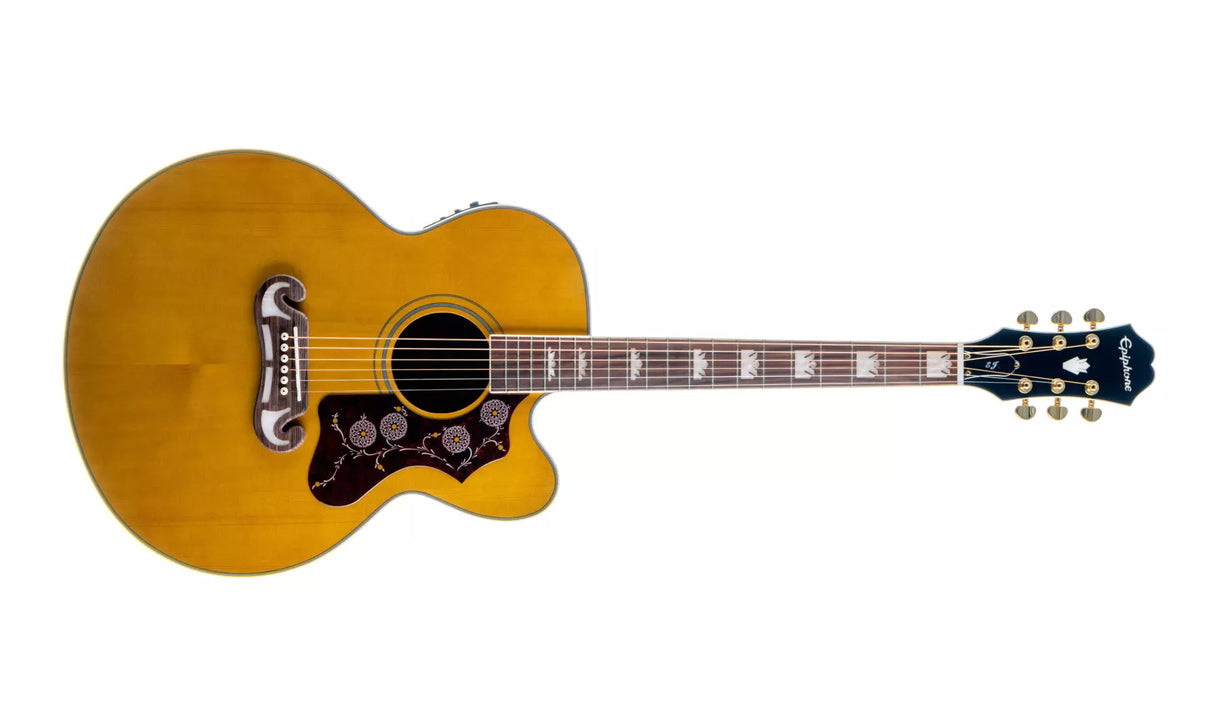 Epiphone - J-200 EC Studio Acoustic/Electric -  Vintage Natural