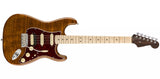 Fender Rarities Flame Maple Top Stratocaster - Golden Brown with case 0176504871