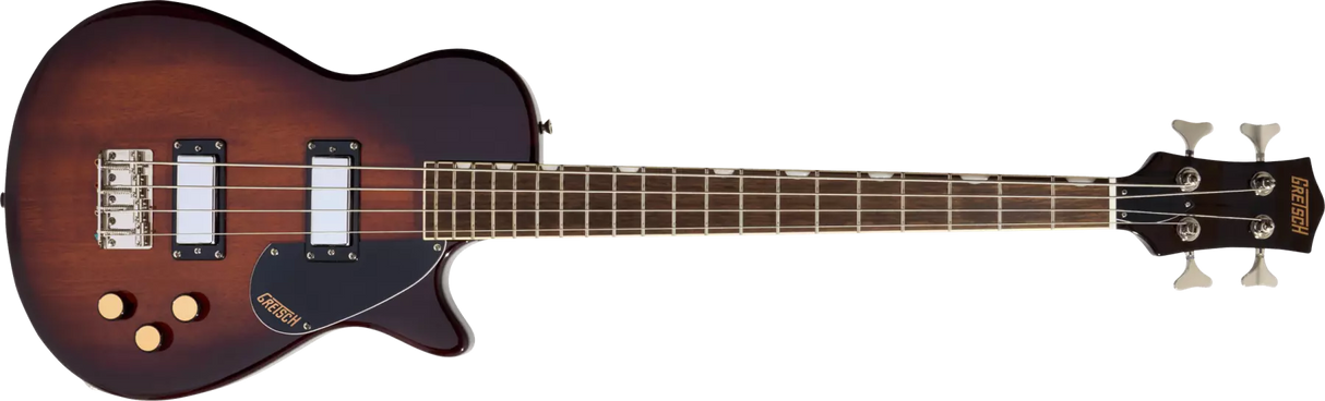 Gretsch Guitars - Streamliner Jet Club Bass Single-Cut, Laurel Fingerboard - Havana Burst