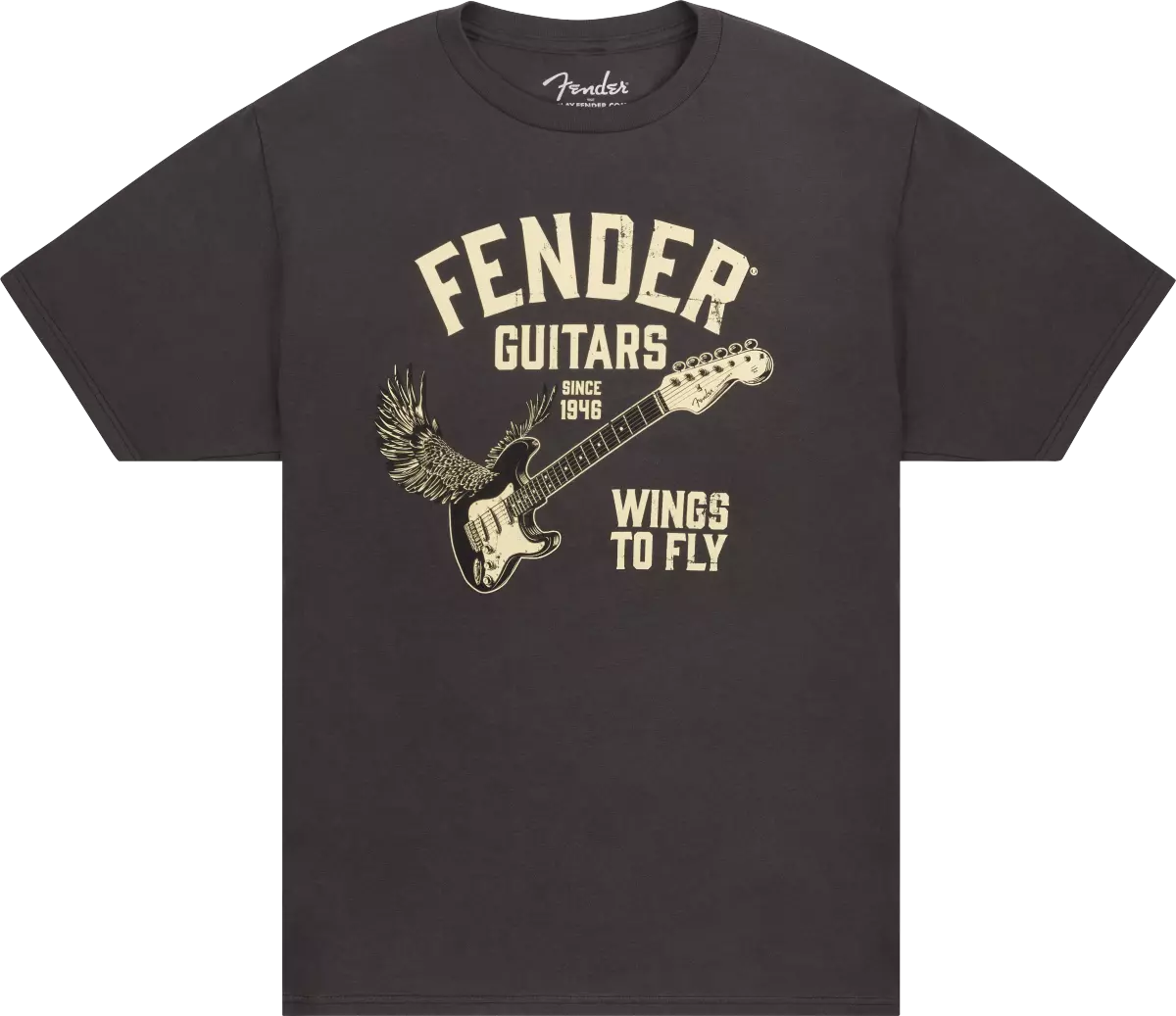 T-shirt Fender Wings to Fly Vintage Noir - Taille L 9192828506