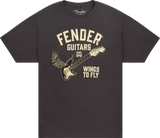 T-shirt Fender Wings to Fly Vintage Noir - Taille L 9192828506