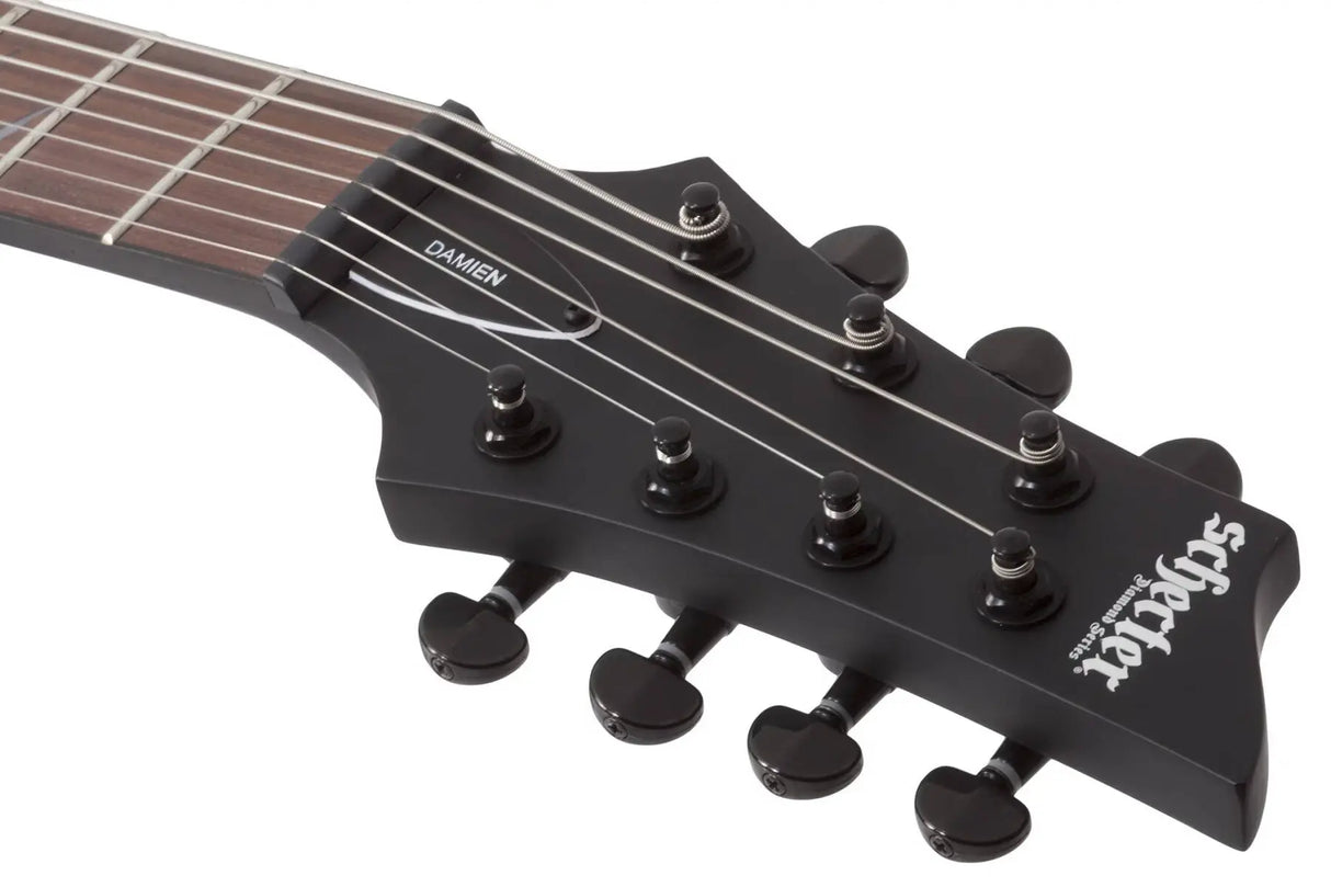 Schecter - Damien 7   7-String Electric Guitar - Satin Black