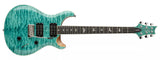 Guitare électrique PRS SE Custom 24 Quilt avec housse - Turquoise 107876TU