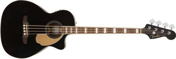 Fender				 				Kingman Bass, touche en noyer, noir