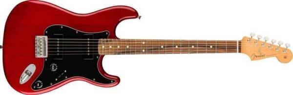 Fender				 				Stratocaster Noventa, touche Pau Ferro - Crimson Red Transparent