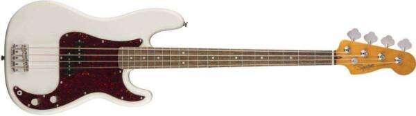 Squier Classic Vibe '60s Precision Bass, touche en laurier, Olympic White