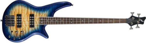 Jackson Guitars JS3Q-IV JS Spectra Series Bass - Amber Blue Burst