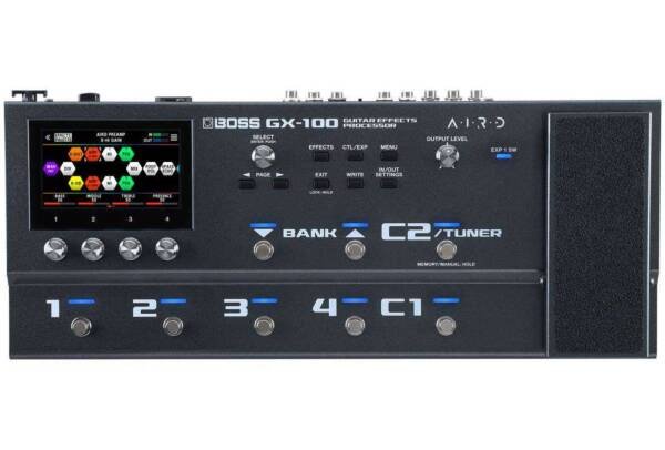 BOSS GX-100 multieffect processor for guitar with touch screen