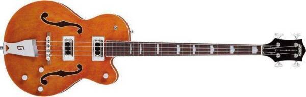 Gretsch Guitars				 				G5440LSB Electromatic corps creux Basse à diapason long - Orange