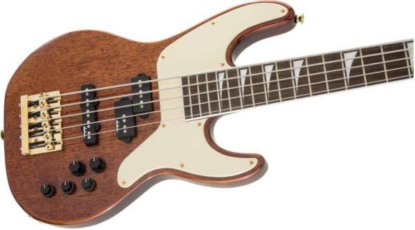 Jackson Guitars X-Series Concert Bass CBXNT V MAH with laurel fingerboard (natural finish) - Image 2