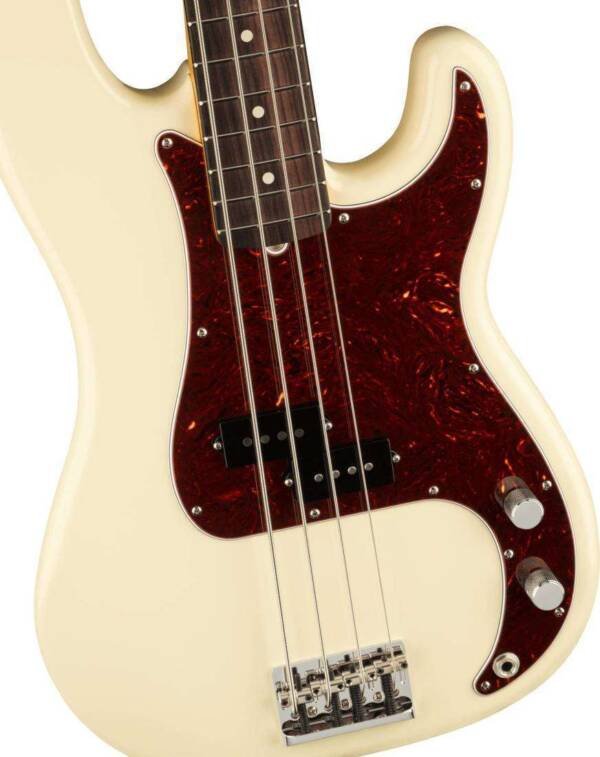 Fender American Professional II Precision Bass Rosewood Fingerboard - Olympic White - Image 2