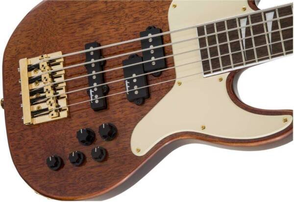 Jackson Guitars X-Series Concert Bass CBXNT V MAH with laurel fingerboard (natural finish) - Image 3