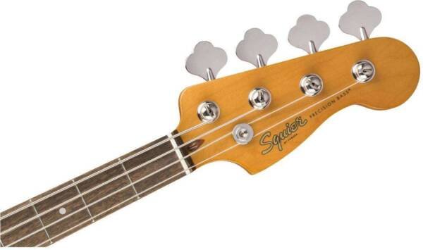 Squier Classic Vibe '60s Precision Bass, touche en laurier, Olympic White - Image 3