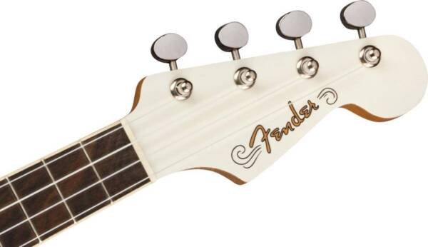 Fender Jazzmaster Fullerton Series Ukulele - Olympic White - Image 3