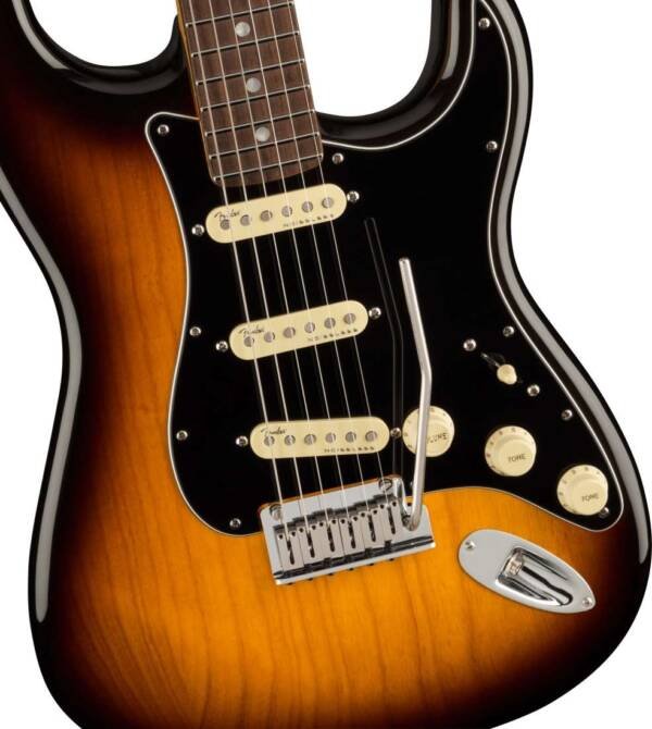 Fender American Ultra Luxe Stratocaster, Rosewood Fingerboard - 2-Colour Sunburst - Image 2