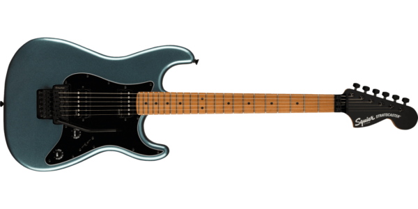 Squier
Contemporary Stratocaster HH FR à touche en érable torréfié (fini Gunmetal Metallic)