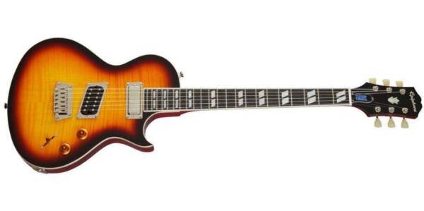 Epiphone				 				Guitare signature Nancy Wilson Fanatic avec étui rigide - Fireburst