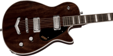 Gretsch Guitars G5260 Electromatic Jet Baritone avec cordier en V, touche en laurier – London Grey La brillance du baritone !