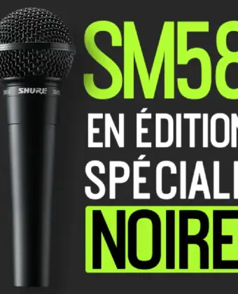 Shure – SM58 En Édition Spécial Noir | Pour Un temps Limité